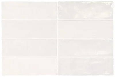 Equipe Mallorca White szatén csempe 6,5x20 cm