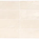 Equipe Mallorca Cream szatén csempe 6,5x20 cm
