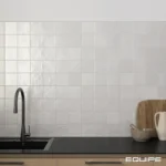 Equipe Mallorca Grey szatén csempe 10x10 cm