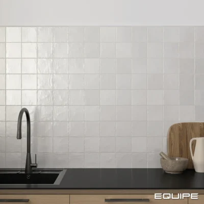 Equipe Mallorca Grey szatén csempe 10x10 cm