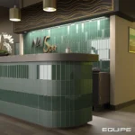 Equipe Costanova Laurel Green matt csempe 5x20 cm