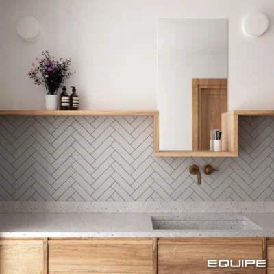 Equipe Costanova Grey matt csempe 5x20 cm