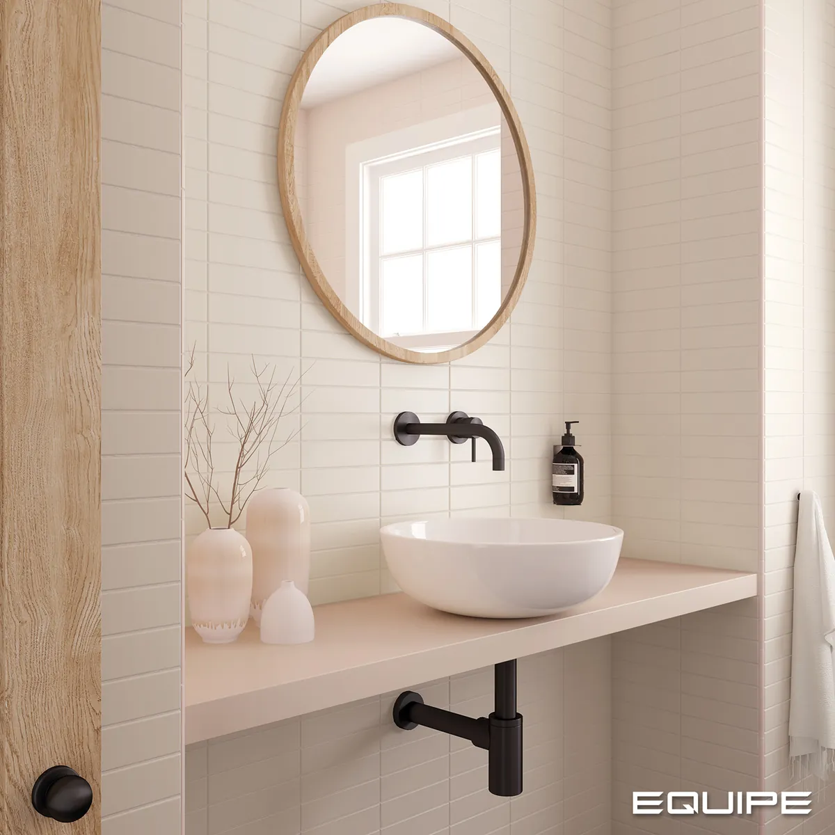 Equipe Costanova Beige Pale matt csempe 5x20 cm