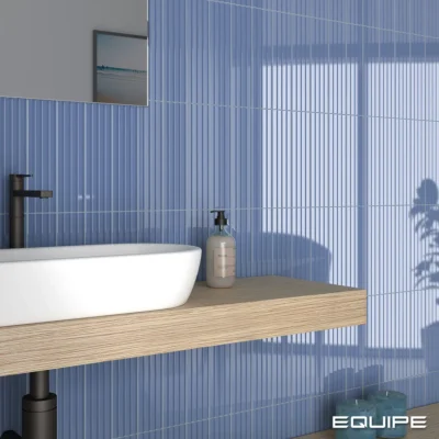 Equipe Costanova Praia Banyan Blue fényes csempe 5x20 cm