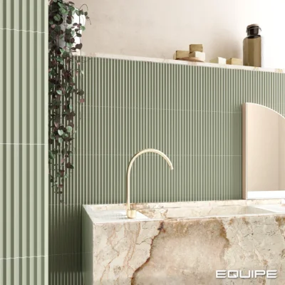 Equipe Costanova Praia Tansy Green matt csempe 5x20 cm