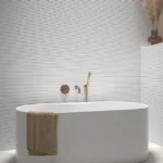 Equipe Costanova Onda White matt csempe 5x20 cm