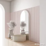 Equipe Costanova Onda Pink Stony matt csempe 5x20 cm