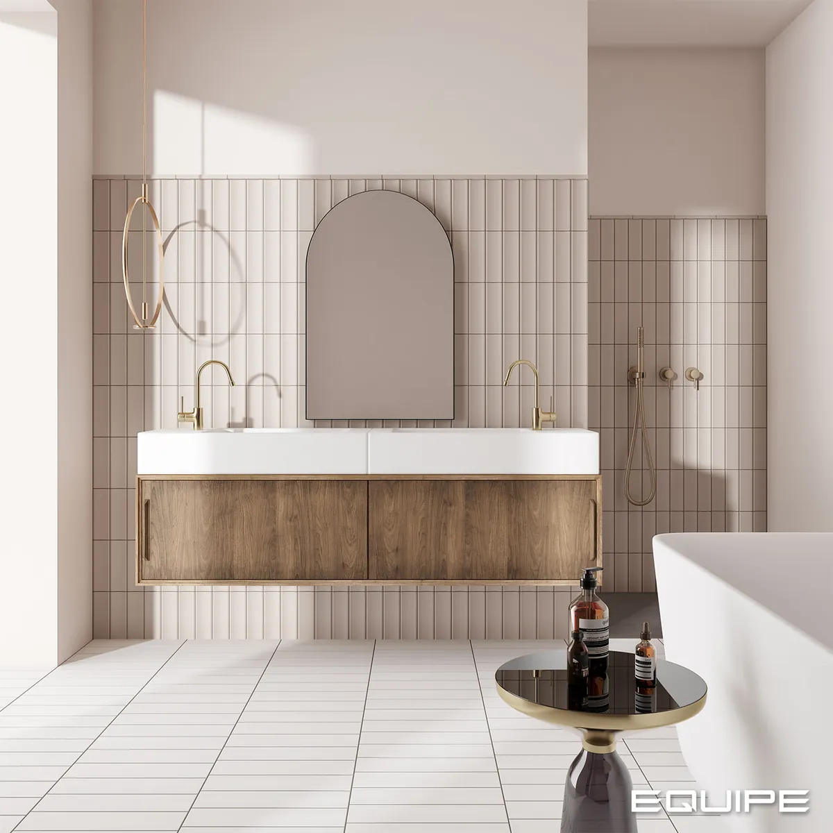 Equipe Vibe In Taupe matt csempe 6,5x20 cm