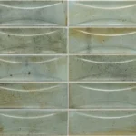 Equipe Hanoi Arco Celadon fényes csempe 6,5x20 cm