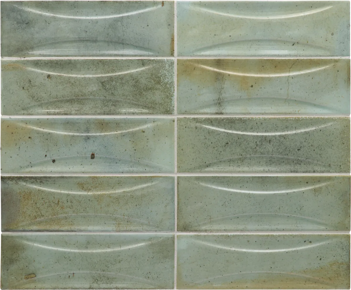 Equipe Hanoi Arco Celadon fényes csempe 6,5x20 cm