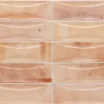 Equipe Hanoi Arco Pink fényes csempe 6,5x20 cm