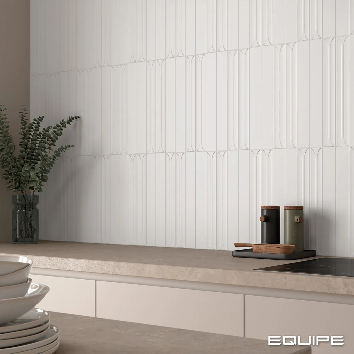 Equipe Hopp Bro White matt dekorcsempe 5x40 cm