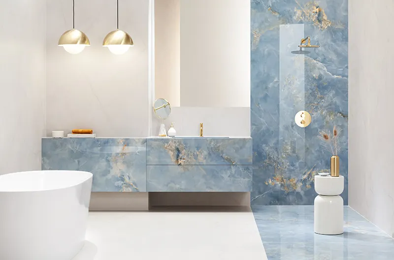 Tubadzin Aquamarine csempe, járólap, burkolat enteriőr