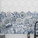 Equipe Hexatile csempe enteriőrben