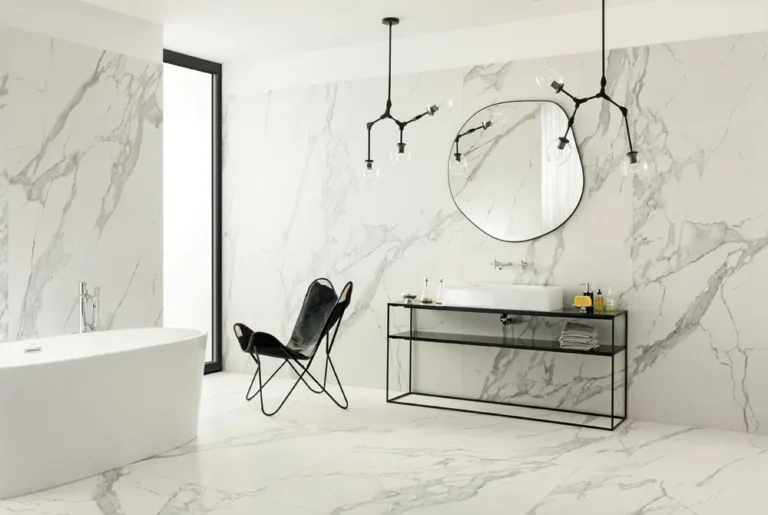 Tubadzin Specchio Carrara csempe, járólap, burkolat