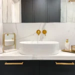 Tubadzin White Opal csempe és járólap enteriőrben