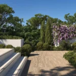 Korzilius Wood Deck Korater csempe enteriőrben