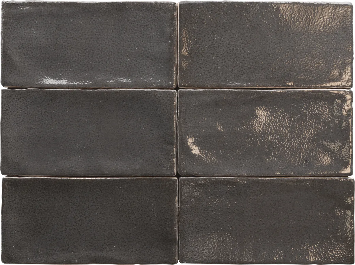 Equipe Altea Black fényes csempe 7,5x15 cm