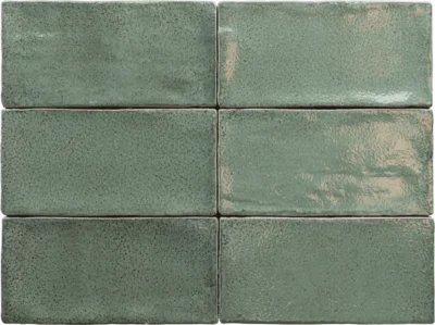Equipe Altea Pine Green fényes csempe 7,5x15 cm