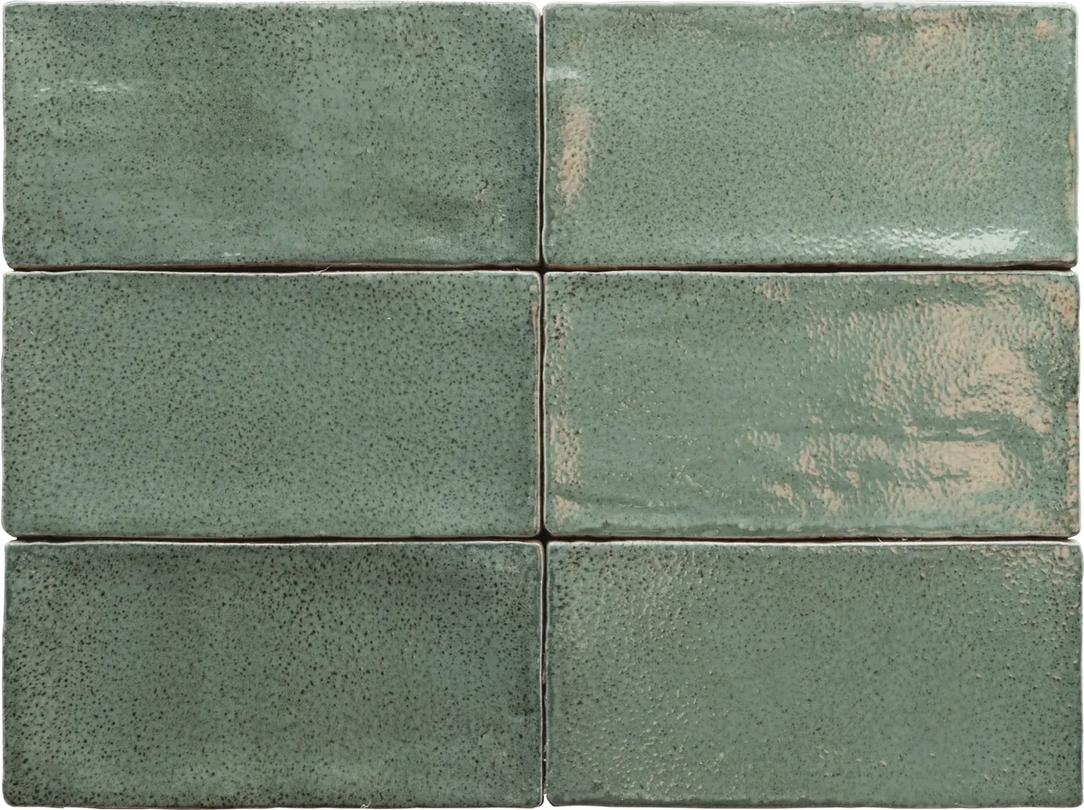 Equipe Altea Pine Green fényes csempe 7,5x15 cm