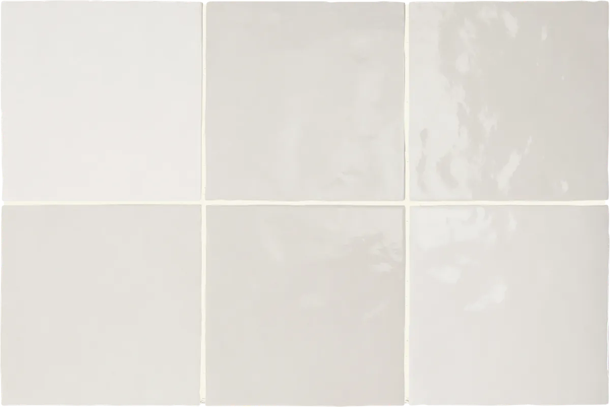 Equipe Artisan White fényes csempe 13,2x13,2 cm