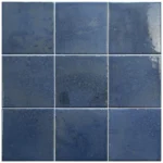 Equipe Bohemian Dark Blue fényes csempe 10x10 cm