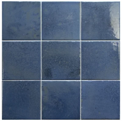 Equipe Bohemian Dark Blue fényes csempe 10x10 cm