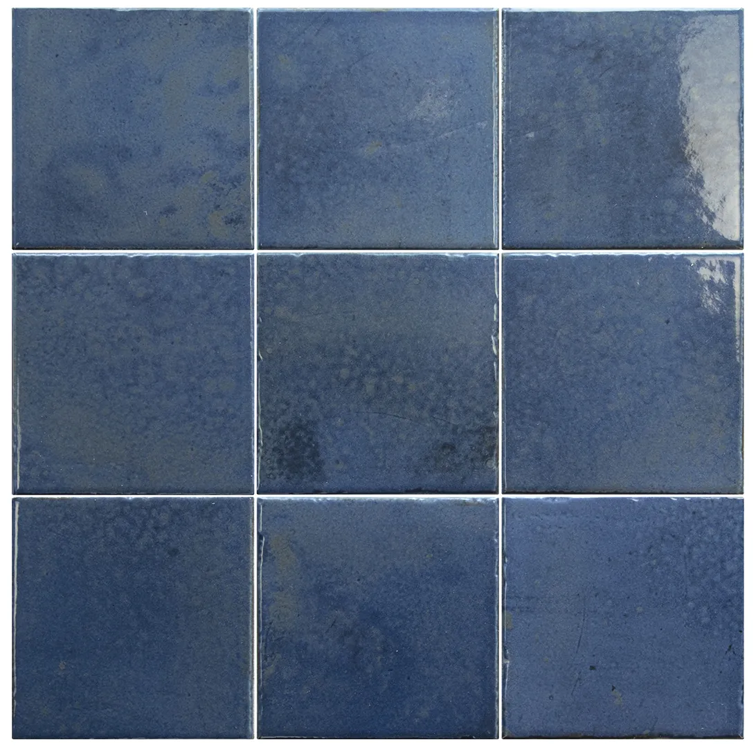 Equipe Bohemian Dark Blue fényes csempe 10x10 cm