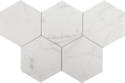 Equipe Carrara Hexagon matt járólap 17,5x20 cm