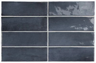 Equipe Coco Blue Night fényes csempe 5x15 cm