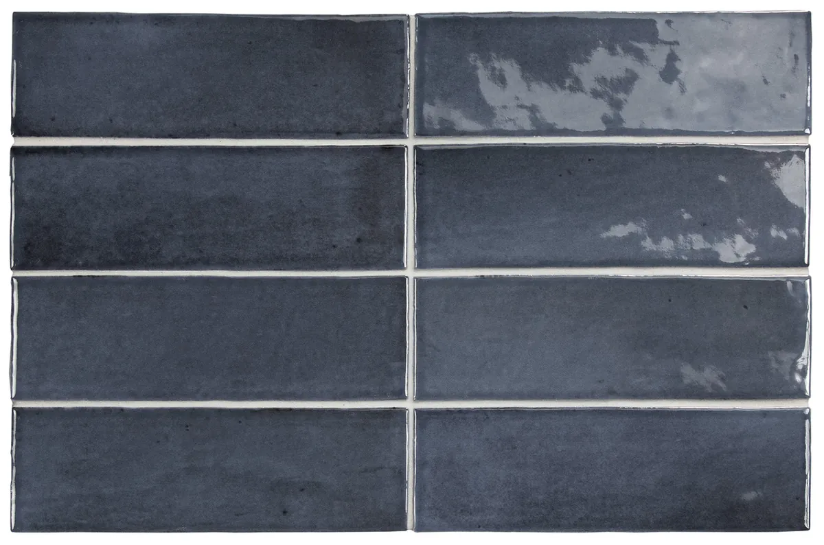 Equipe Coco Blue Night fényes csempe 5x15 cm
