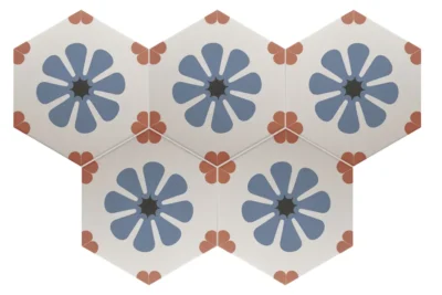 Equipe Coimbra Bella Blue matt dekorcsempe 17,5x20 cm