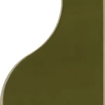 Equipe Curve Garden Green fényes csempe 8,3x12 cm