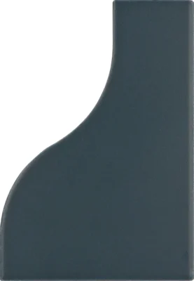 Equipe Curve Ink Blue matt csempe 8,3x12 cm