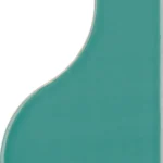 Equipe Curve Paon fényes csempe 8,3x12 cm