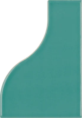 Equipe Curve Paon fényes csempe 8,3x12 cm