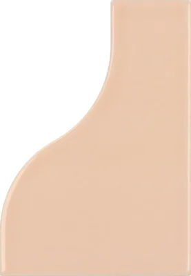 Equipe Curve Pink fényes csempe 8,3x12 cm