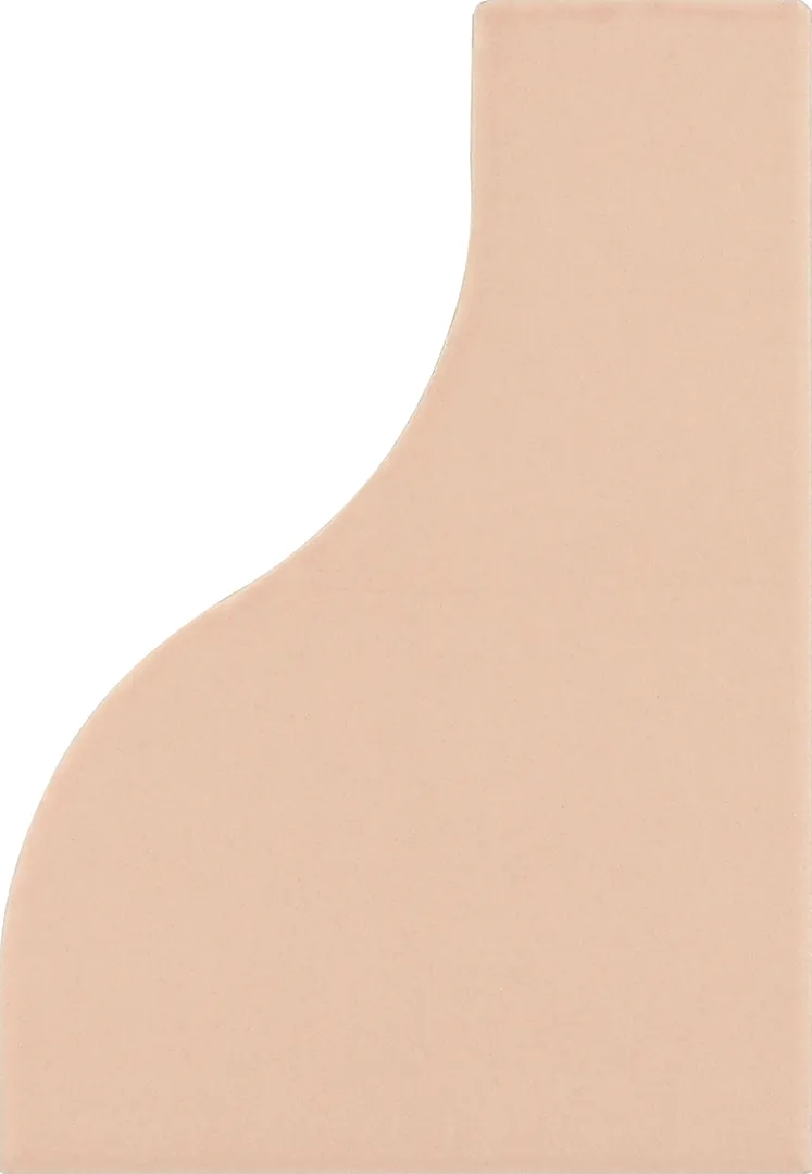 Equipe Curve Pink matt csempe 8,3x12 cm