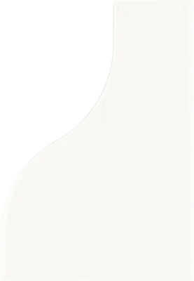 Equipe Curve White fényes csempe 8,3x12 cm