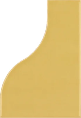 Equipe Curve Yellow fényes csempe 8,3x12 cm
