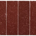 Equipe Dots Burgundy fényes csempe 5x15 cm
