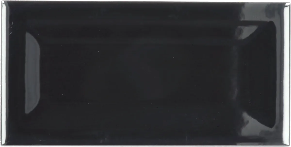 Equipe Evolution Inmetro Black fényes csempe 7,5x15 cm