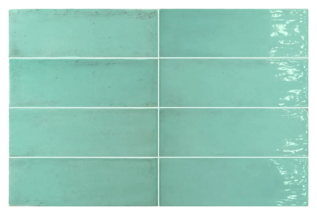 Equipe Fango Aquamarine fényes csempe 5x15 cm