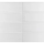Equipe Fango Blanc fényes csempe 5x15 cm