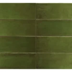Equipe Fango Green fényes csempe 5x15 cm