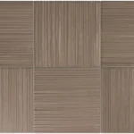 Equipe Hikari Decor Brown matt dekorcsempe 10x10 cm