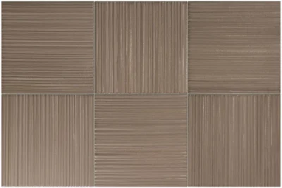 Equipe Hikari Decor Brown matt dekorcsempe 10x10 cm
