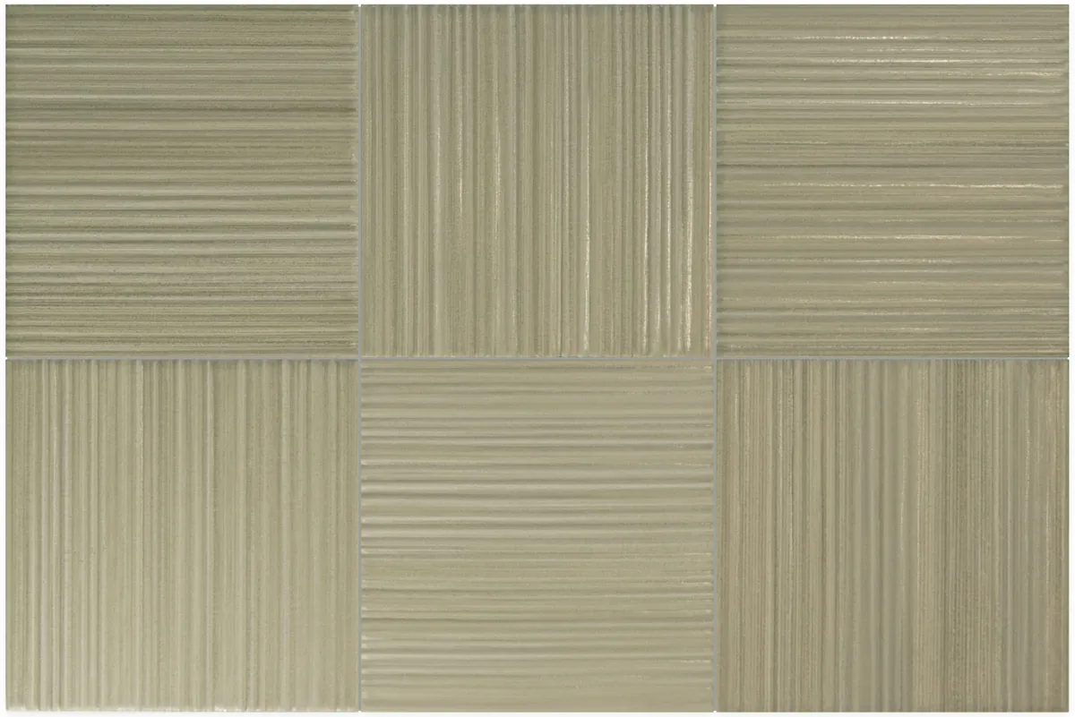Equipe Hikari Decor Sage matt dekorcsempe 10x10 cm