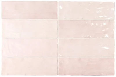 Equipe La Riviera Rose fényes csempe 6,5x20 cm