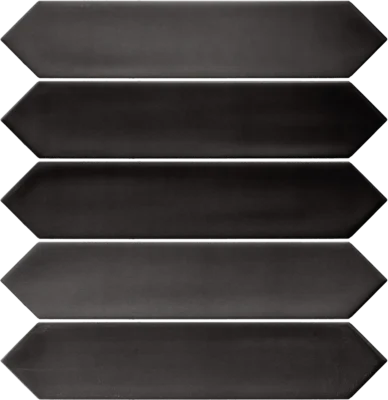 Equipe Lanse Black matt csempe 5x25 cm